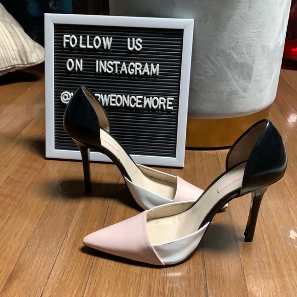 Zara Colour Block Heels - Picture 2 of 5